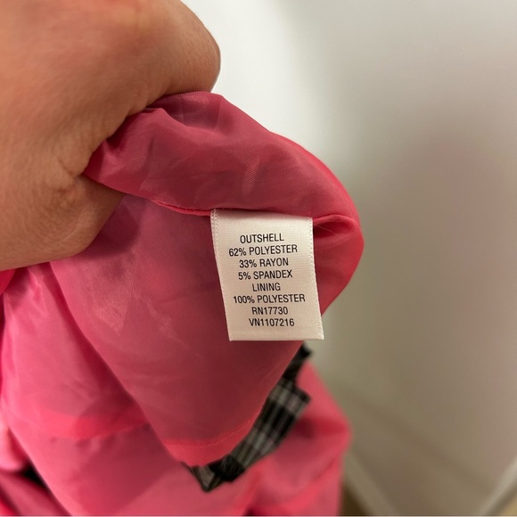 Isaac Mizrahi Black and White Plaid Midi Dress - Picture 6 of 6